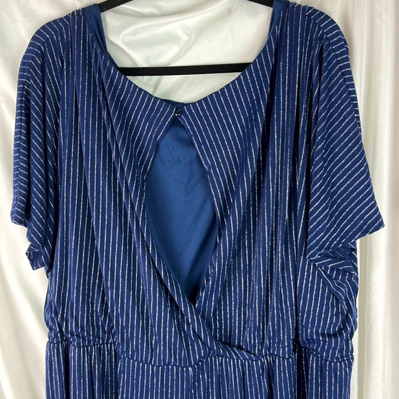 Pinstripe Jumpsuit - Picture 4 of 5